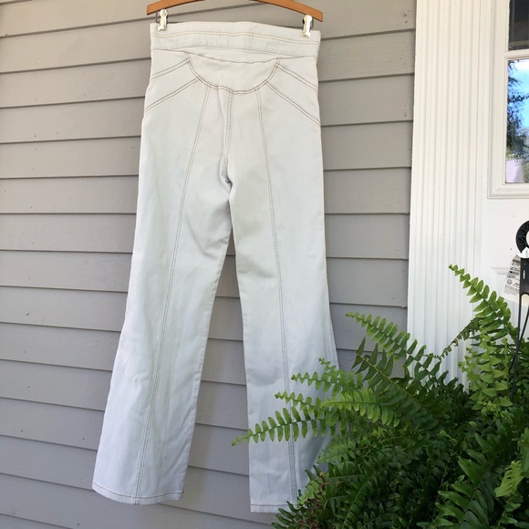 Veronica Beard Jeans High Rise Denim Flare Farrah 8 - Picture 5 of 9